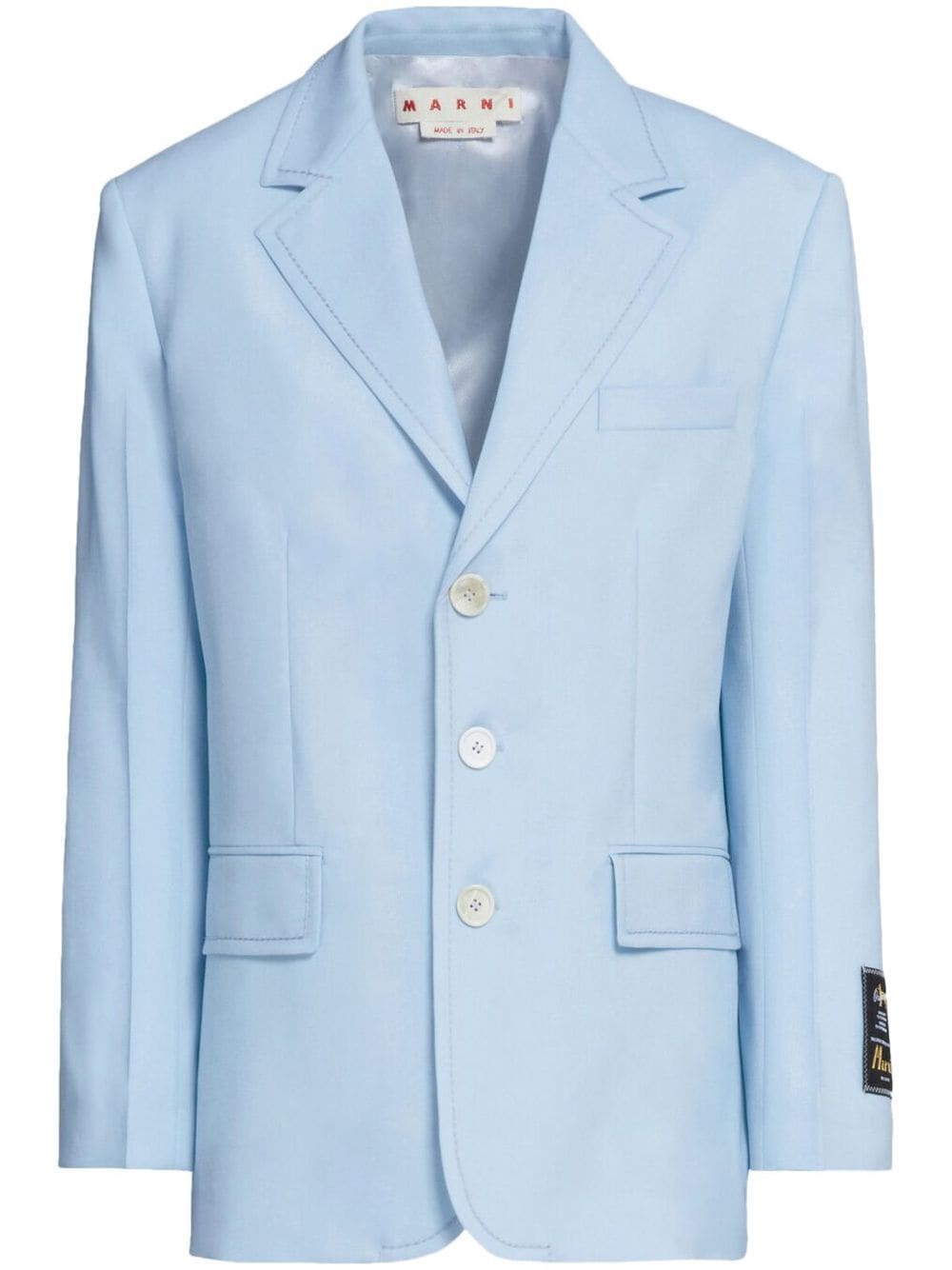 Marni Einreihiger Blazer - Blau von Marni