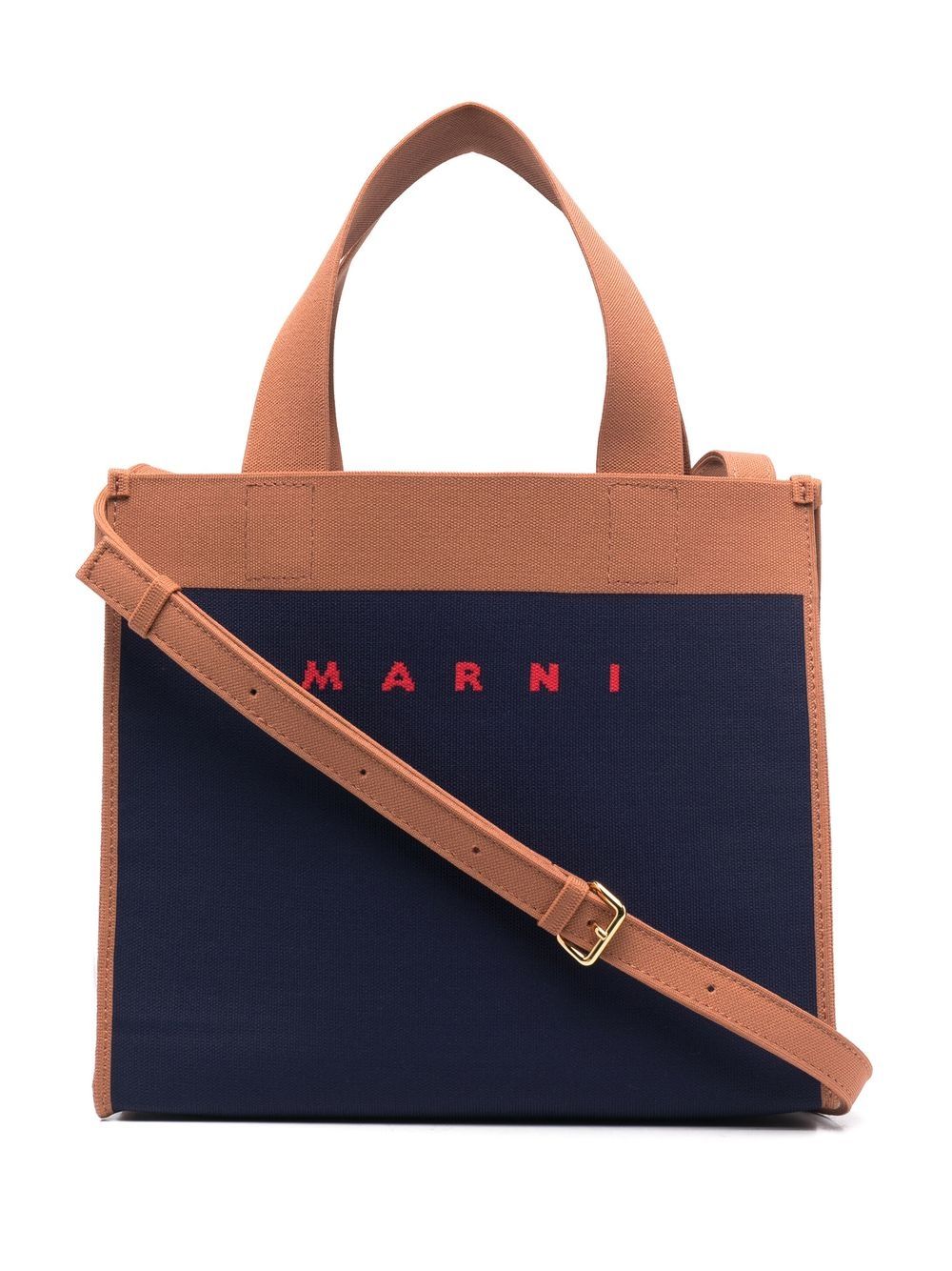 Marni Handtasche mit Print - Blau von Marni