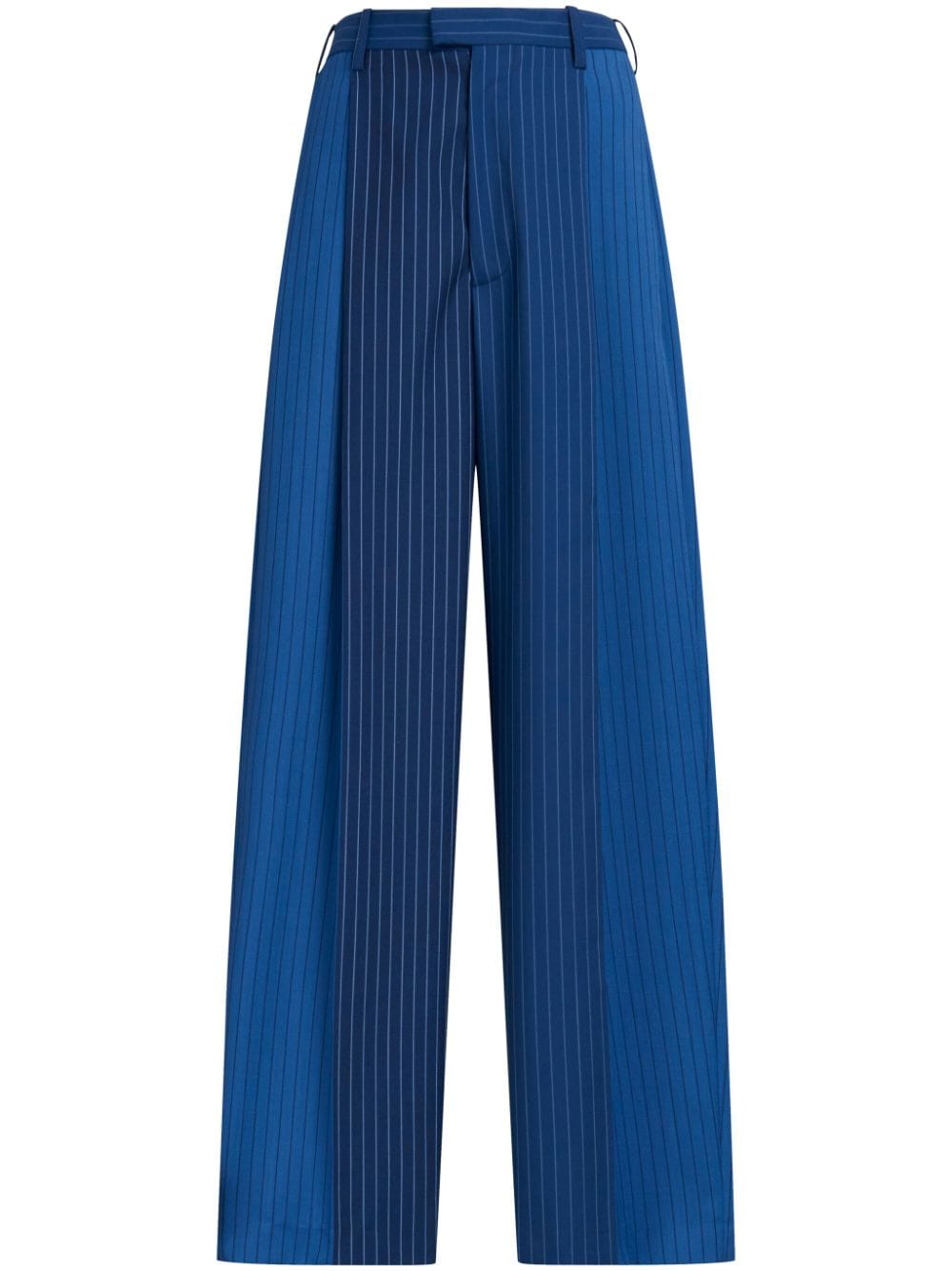 Marni Schmale Hose mit Nadelstreifen - Blau von Marni