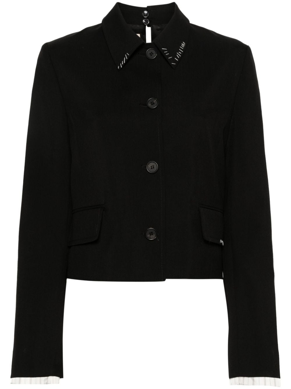 Marni Cropped-Blazer - Schwarz von Marni