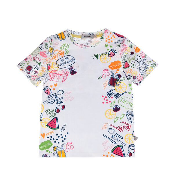 Marraine Kids T-Shirt aus Biobaumwolle mit Alloverdruck von Marraine Kids