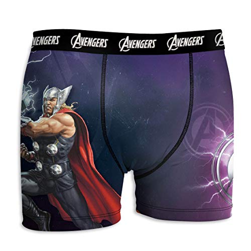 Marvel Avengers Herren Boxershort, 7X TOP Design's zur Auswahl Iron Man, Hulk, Thor, Captain America (Thor, L/6/50) von Marvel