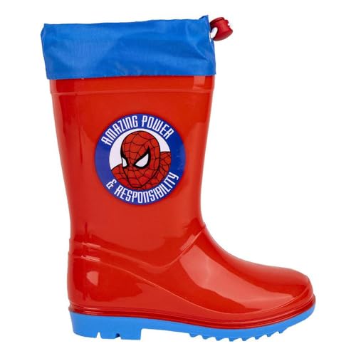 Marvel Botas de Agua Spider-Man Gummistiefel, Unisex infantil, 27 EU von Marvel