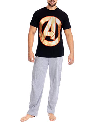 Marvel Herren Avengers Schlafanzuge Mehrfarbig Small von Marvel