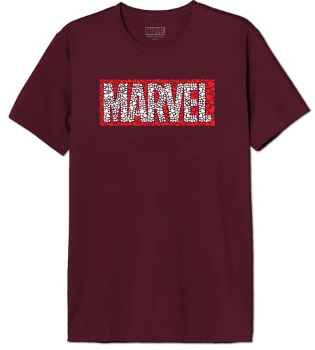 Marvel Herren Memarcots294 T-Shirt, Burgunderrot, 56 von Marvel