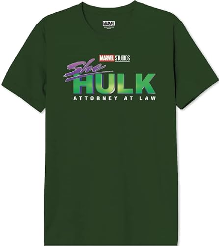 Marvel Herren Meshehuts001 T-Shirt, flaschengrün, 56 von Marvel