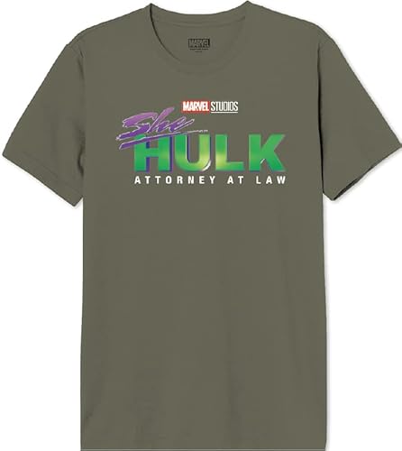 Marvel Herren Meshehuts001 T-Shirt, kaki, 56 von Marvel