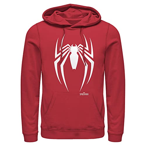 Marvel Herren Spider-Man Gamerverse Kapuzenpullover, rot, Small von Marvel