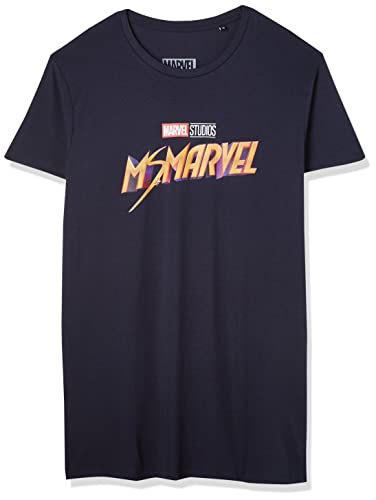 Marvel Herren uxmissmts010 T-Shirt, Marineblau, XXL von Marvel