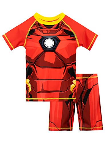 Marvel Jungen Zweiteiliger Badeanzug Iron Man Mehrfarbig 116 von Marvel