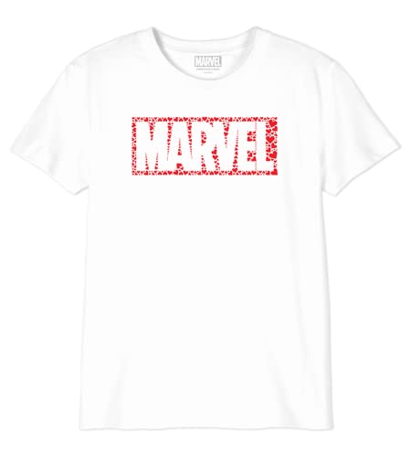 Marvel Mädchen Gimarcots182 T-Shirt, weiß, 8 Jahre von Marvel