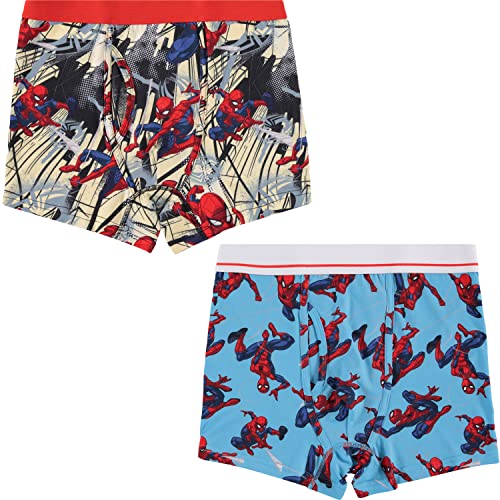 Marvel Mens Comics Boxer Briefs - Spiderman Mens Underwear - 2 Pack Boxer Briefs (Spiderman Multi, Large) von Marvel