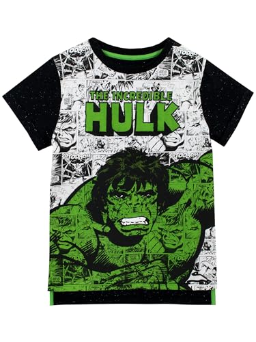 Marvel Shirt | Das Unglaubliche Hulk T-Shirts Für Jungen | Kurzarm Jungen Tshirt | Superhelden Tshirt Kinder Jungen Mehrfarbig 110 Marvel Shirt | Das Unglaubliche Hulk T-Shirts Für Jungen | Kurzarm Jungen Tshirt | Superhelden Tshirt Kinder Jungen Mehrfarbig 110 von Marvel