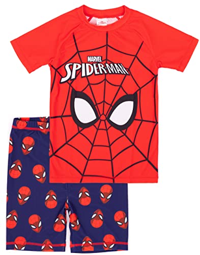 Marvel Spider-Man Badeanzug Jungen Kinder Zweiteilige Top Shorts Schwimmset 2-3 Jahre von Marvel