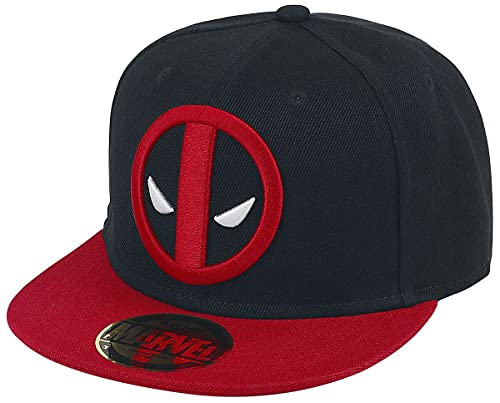 Marvel Unisex Casquette Snapback Deadpool-Legend Icon Visor, schwarz, One Size von Marvel