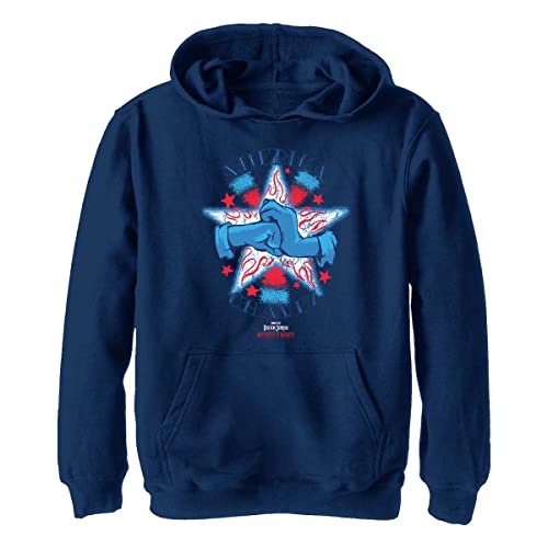 Marvel Unisex Kinder Get Ready Hoodie, Marineblau Heather, M von Marvel