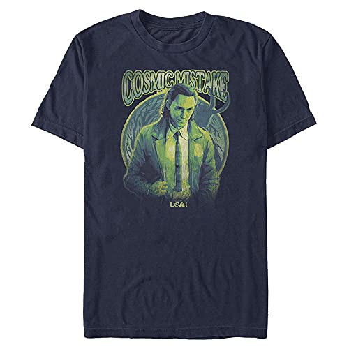 Marvel Unisex Loki Cosmicalloki Wrong Organic Short Sleeve T-shirt, Navy Blau, L von Marvel