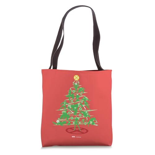 Marvel X-Men Mutant Christmas Tree Red Tote Bag von Marvel