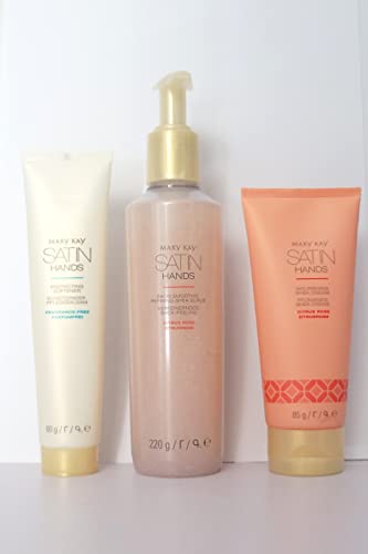 Mary Kay Satin Hands Set Citrus Rose Hand Softener,Hand Scrub Citrus Rose,Hand Cream von Mary Kay