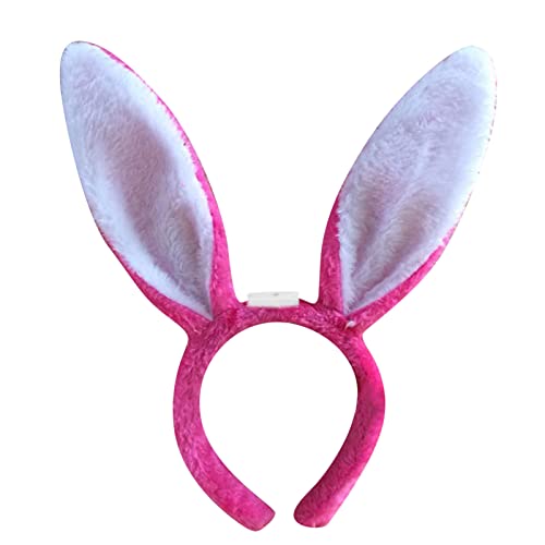 Haarband Kinder Ostern Stirnband Zubehör Erwachsene und Erwachsene Ohr Haarband Haar Kaninchen Heardband Stirnband Jungen (D, One Size) von Mashaouyo