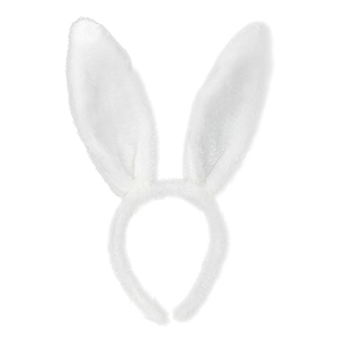 Haarband Zubehör Kinder Kaninchen Haarbügel für Erwachsene Haarreif für Erwachsene Haarbügel Eastern Headband Tenniszubehör Herren (White, One Size) von Mashaouyo