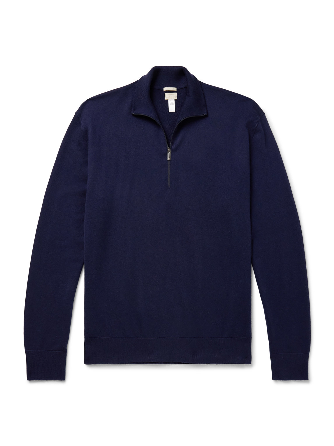 Massimo Alba - Danny Cashmere Half-Zip Sweater - Men - Blue - L von Massimo Alba