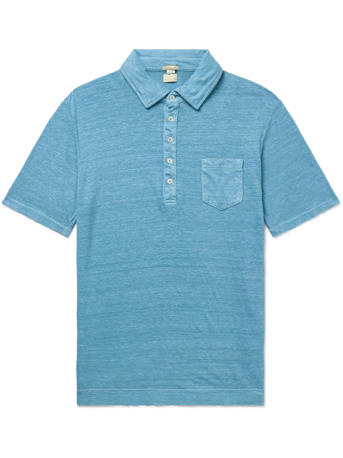Massimo Alba - Filicudi Slim-Fit Linen Polo Shirt - Men - Blue - M von Massimo Alba