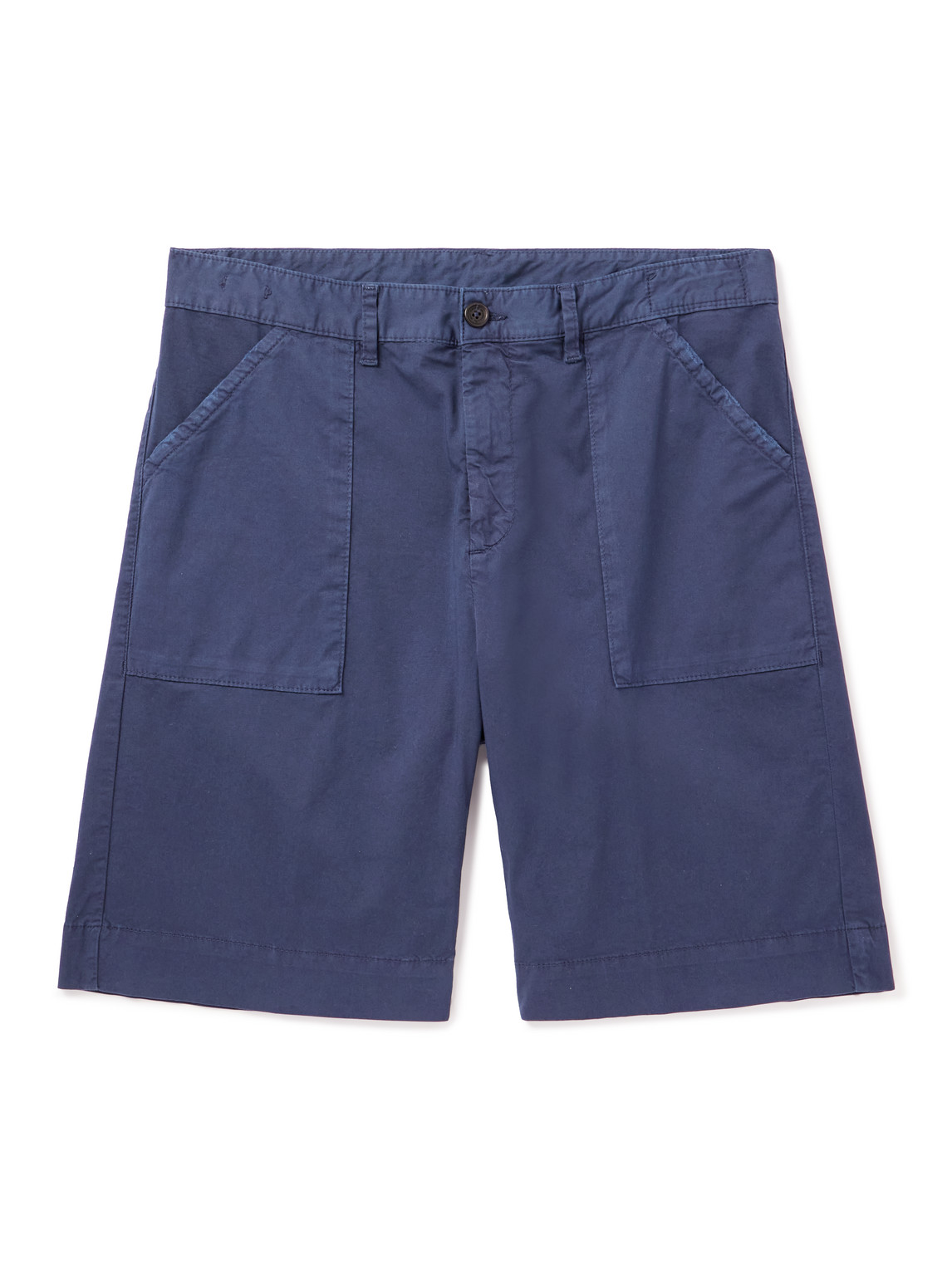 Massimo Alba - Straight-Leg Cotton-Blend Shorts - Men - Blue - IT 46 von Massimo Alba