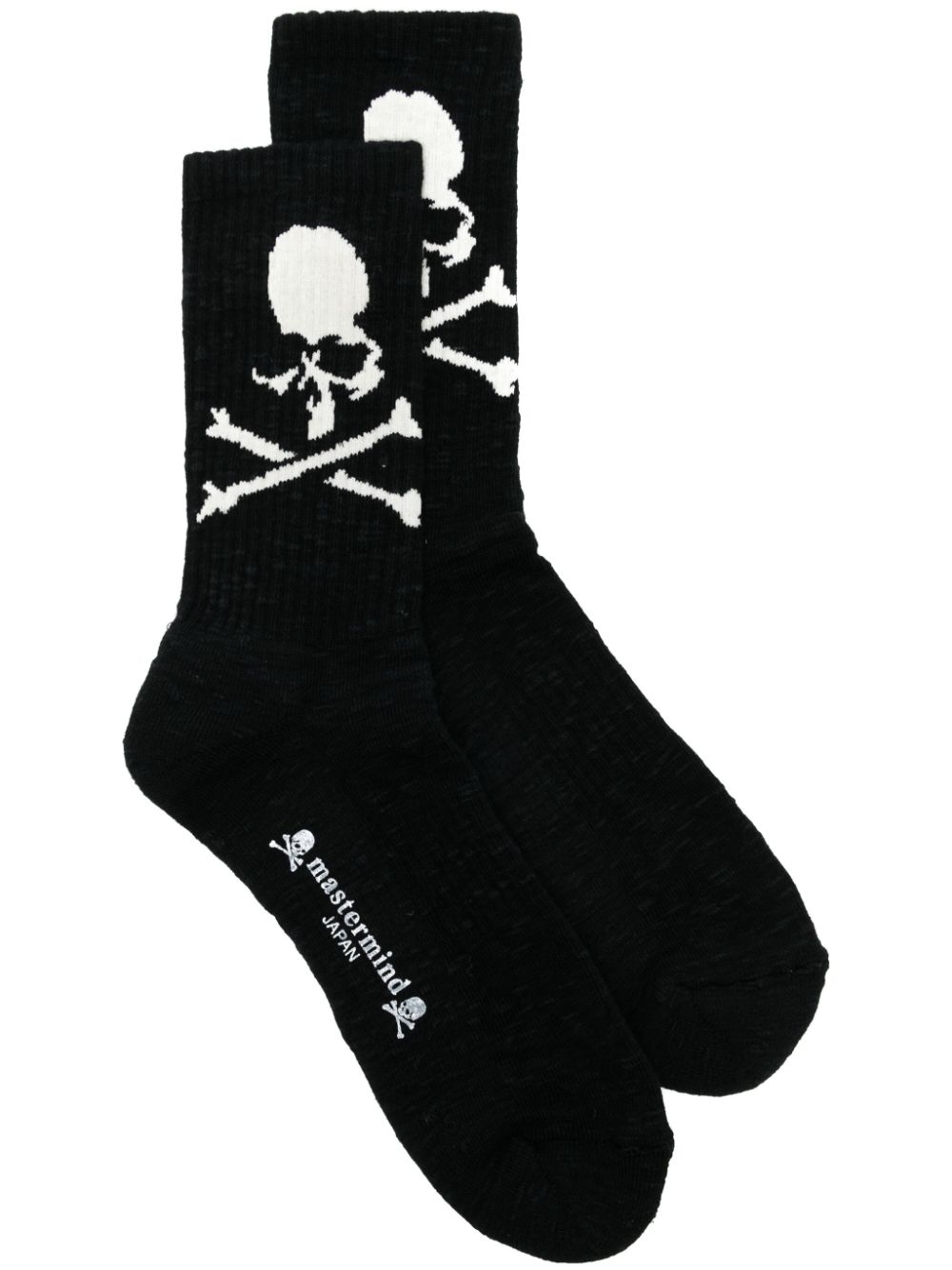 Mastermind Japan Socken mit Logo-Intarsie - Schwarz von Mastermind Japan