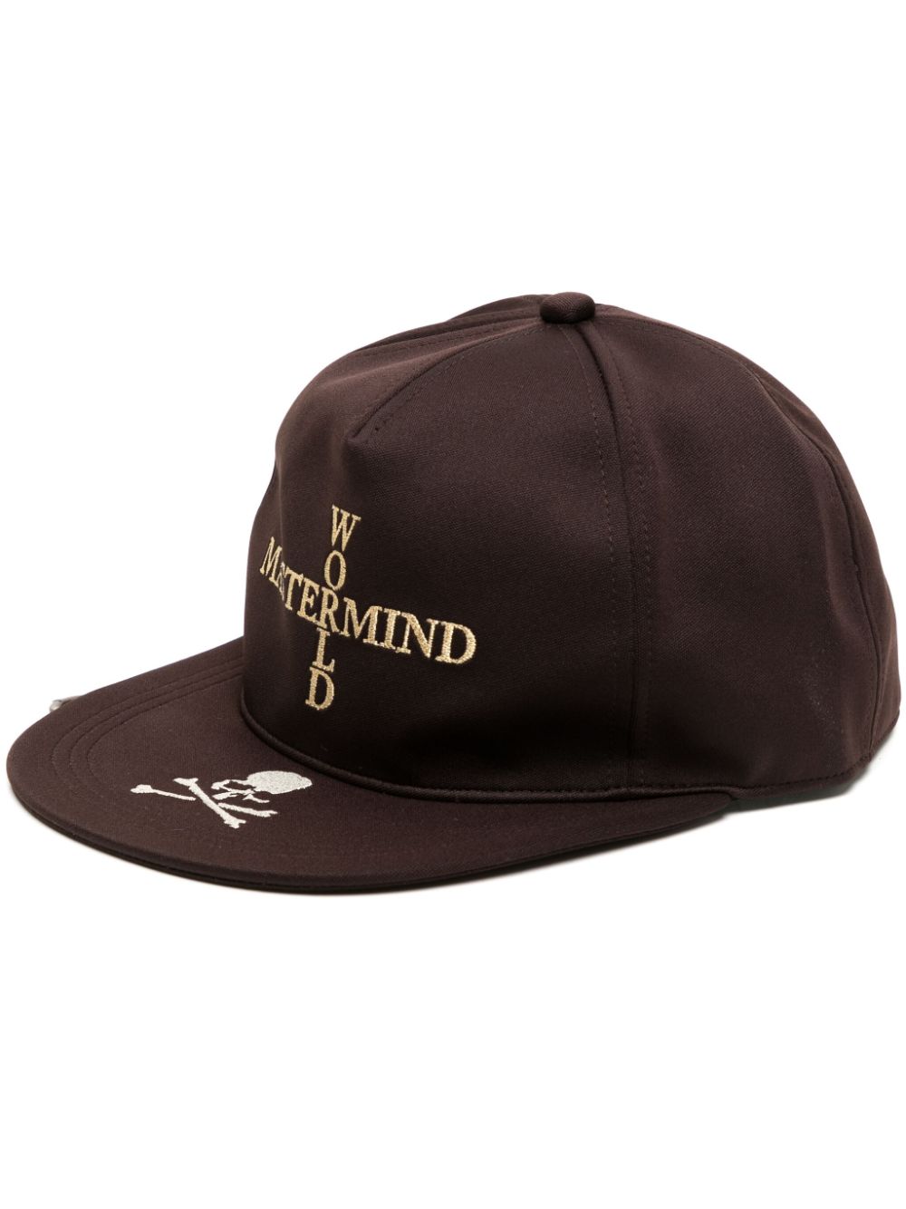 Mastermind World Baseballkappe mit Logo-Stickerei - Braun von Mastermind World