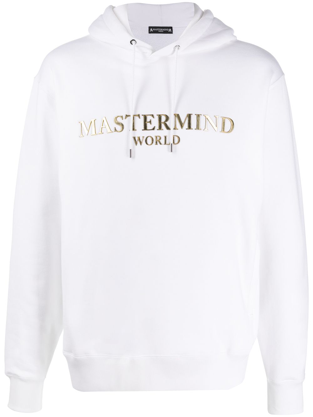 Mastermind World Kapuzenpullover mit Logo-Schild - Weiß von Mastermind World