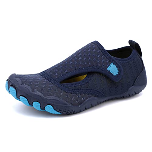 Mateju Kinder Badeschuhe, Mädchen Jungen Barfußschuhe Aquaschuhe Schwimmschuhe Wasserschuhe rutschfeste Schnell Trocknend Atmungsaktive Leichte Strandschuhe für Beach Pool von Mateju