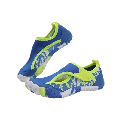 Mateju Kinder Badeschuhe, Mädchen Jungen Barfußschuhe Camouflage Aquaschuhe Schwimmschuhe Wasserschuhe rutschfeste Schnell Trocknend Leichte Atmungsaktive Strandschuhe für Beach Pool von Mateju