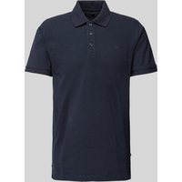 Matinique Poloshirt in melierter Optik in Marine, Größe L von Matinique