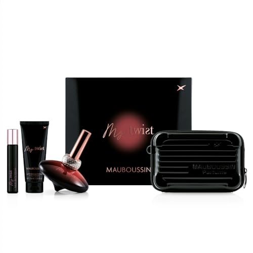 Mauboussin - Prestige 2024 My Twist: Eau de Parfum 90 ml, Körpermilch 75 ml, Travel Spray 20 ml & Umhängetasche Mauboussin - Prestige 2024 My Twist: Eau de Parfum 90 ml, Körpermilch 75 ml, Travel Spray 20 ml & Umhängetasche von Mauboussin