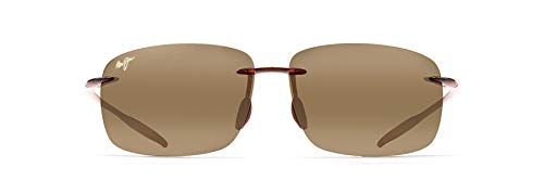 Maui Jim Breakwall Polarisierte randlose Lesesonnenbrille für Herren und Damen, Rootbeer/Hcl Bronze, Größe M von Maui Jim