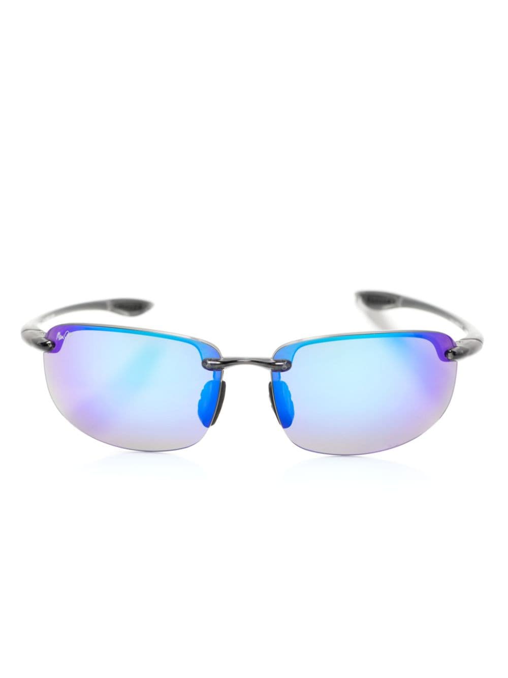 Maui Jim Ho'okipa XL Sonnenbrille im Biker-Look - Grau von Maui Jim