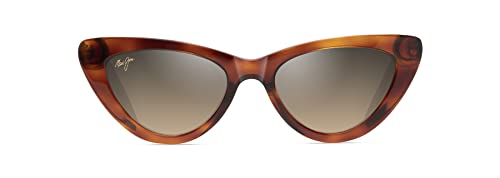 Maui Jim Lychee Polarisierte Katzenaugen-Sonnenbrille für Damen, Schildkröte/HCL-Bronze, polarisiert, M von Maui Jim