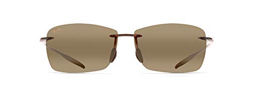 Maui Jim Unisex Herren 423 Lighthouse Sonnenbrille, 65 mm, Einheitsgröße, Rootbeer/Hcl Bronze, Medium von Maui Jim