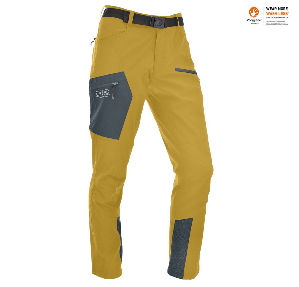 Maul Trainingstights Maul - ETZEL ULTRA - Herren Allround Wanderhose Outdoorhose, gelb von Maul