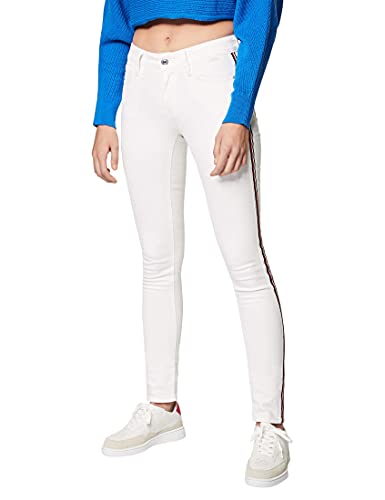 Mavi Damen Adriana Jeans, Weiß (White Binded Str 27925), 30W / 30L von Mavi