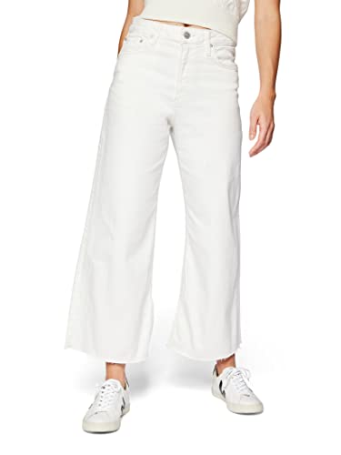 Mavi Damen Jane Slit Jeans, Off White STR, 30/27 von Mavi