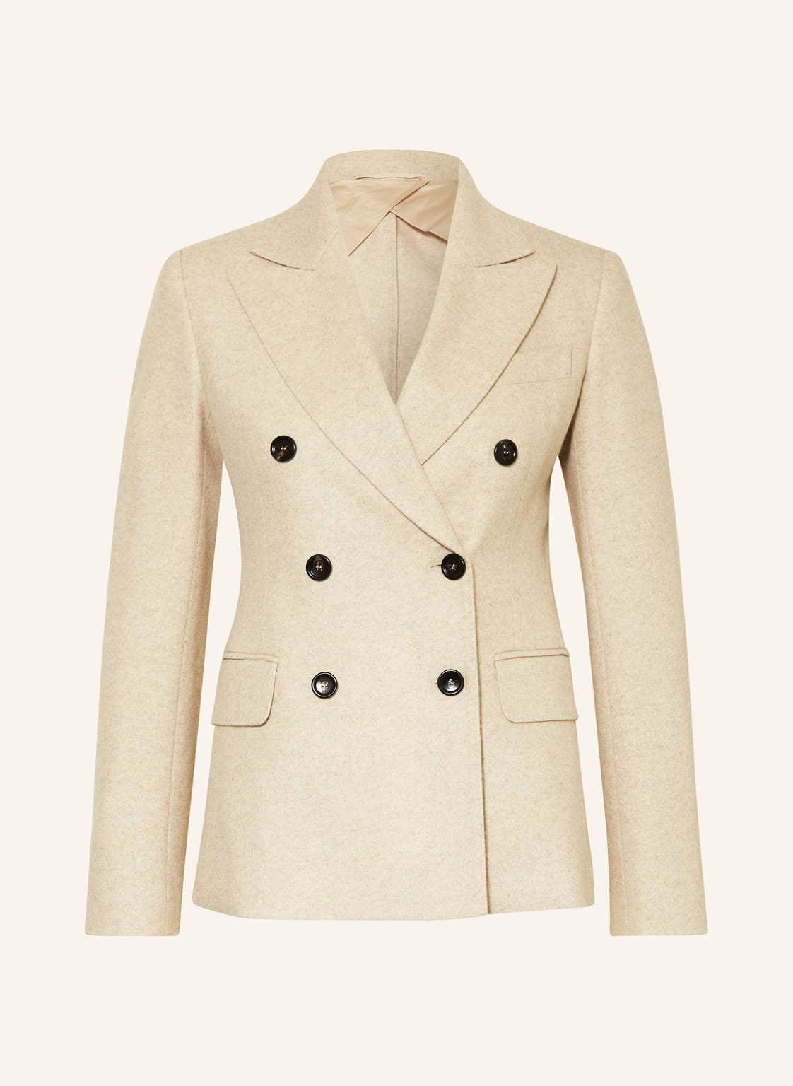 Max Mara Cashmere-Blazer Calata beige von Max Mara