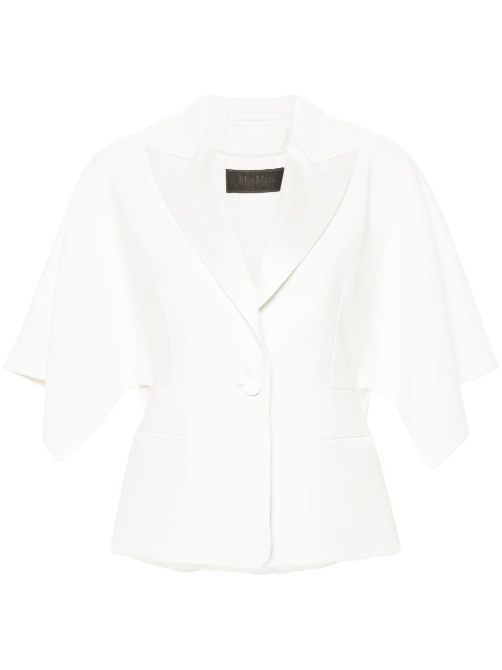 Max Mara Curacao Blazer mit geschlitzten Ärmeln - Weiß von Max Mara