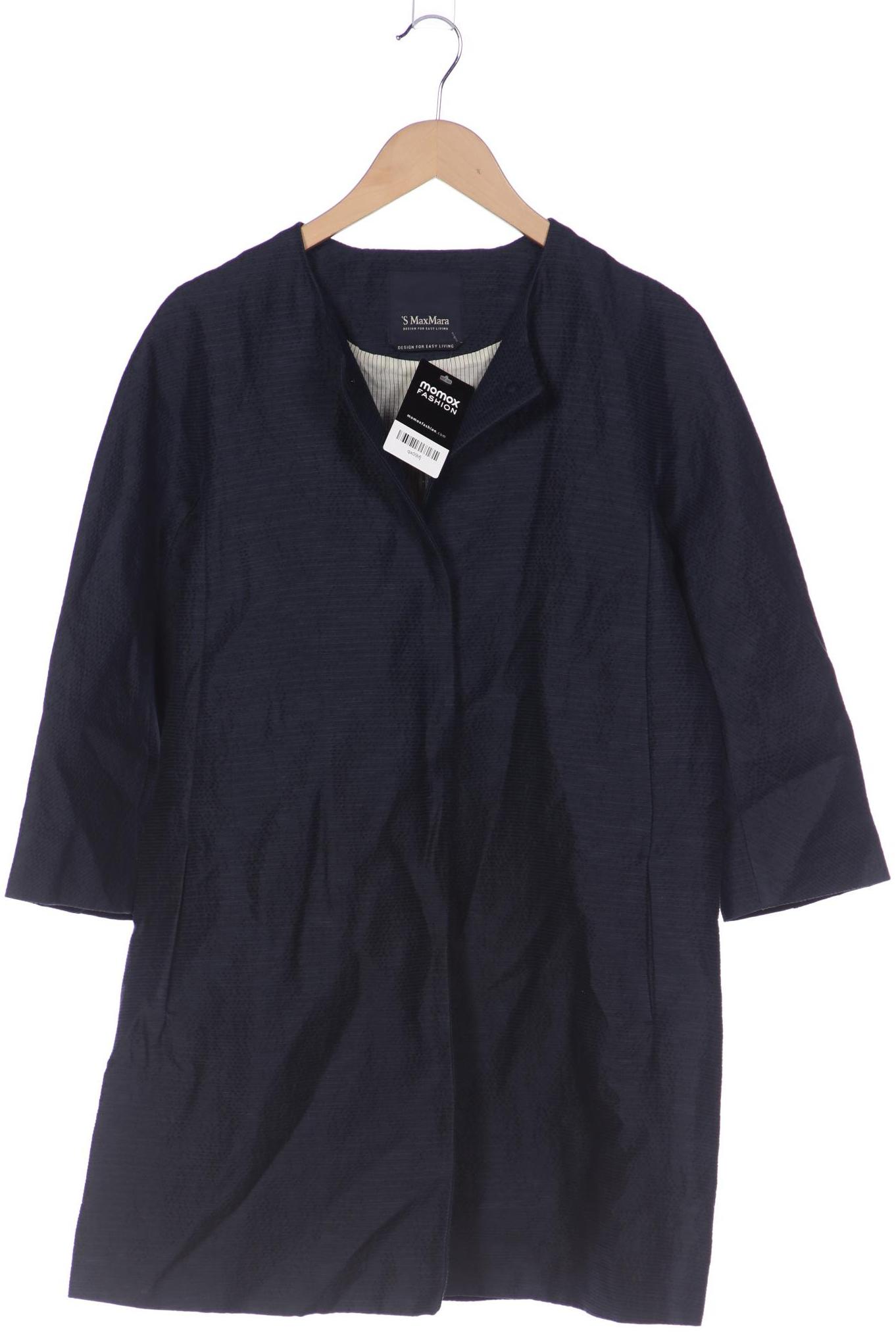 Max Mara Damen Mantel, marineblau, Gr. 34 von Max Mara