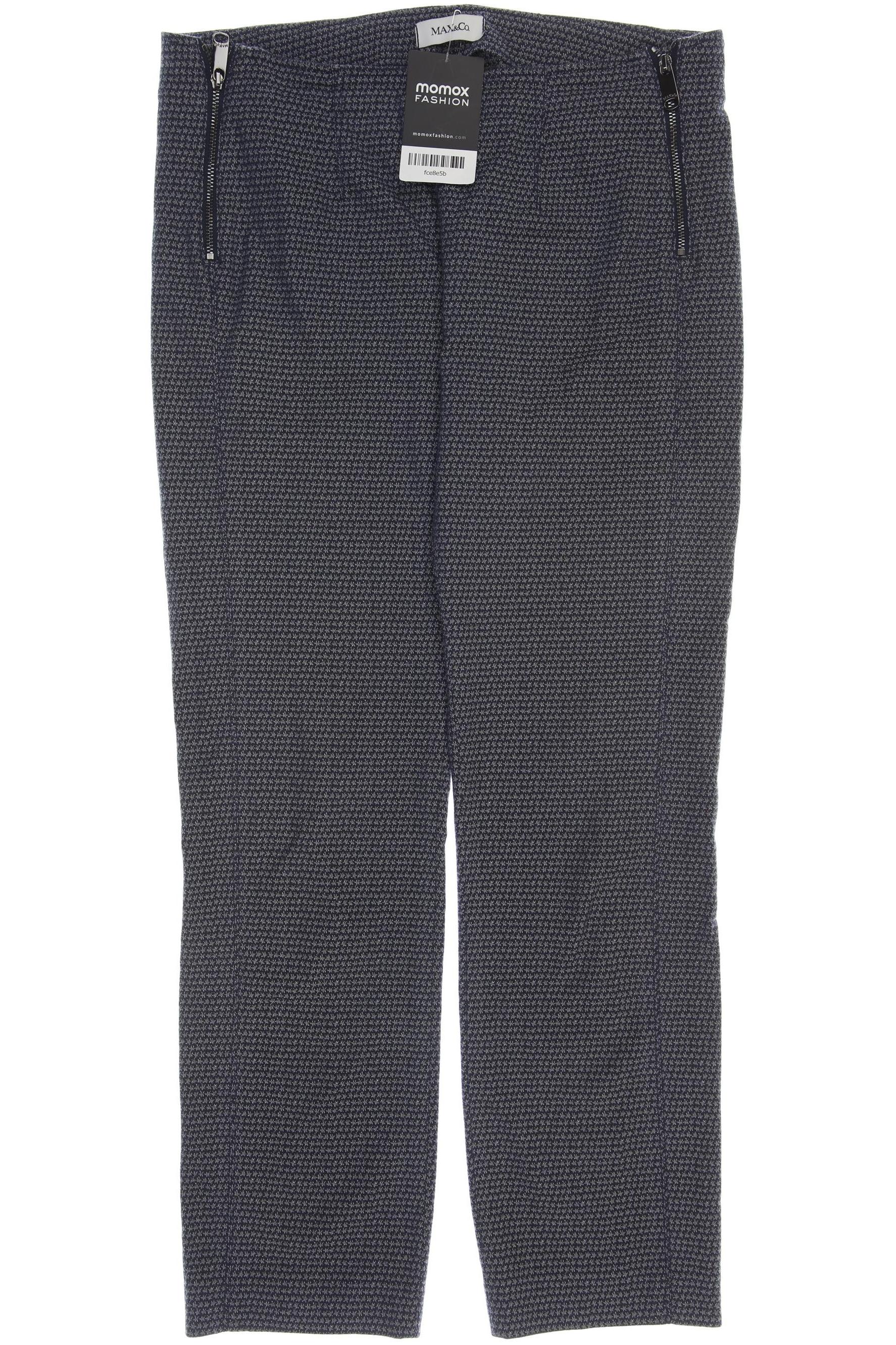 MAX&Co. Damen Stoffhose, marineblau, Gr. 40 von MAX&Co.