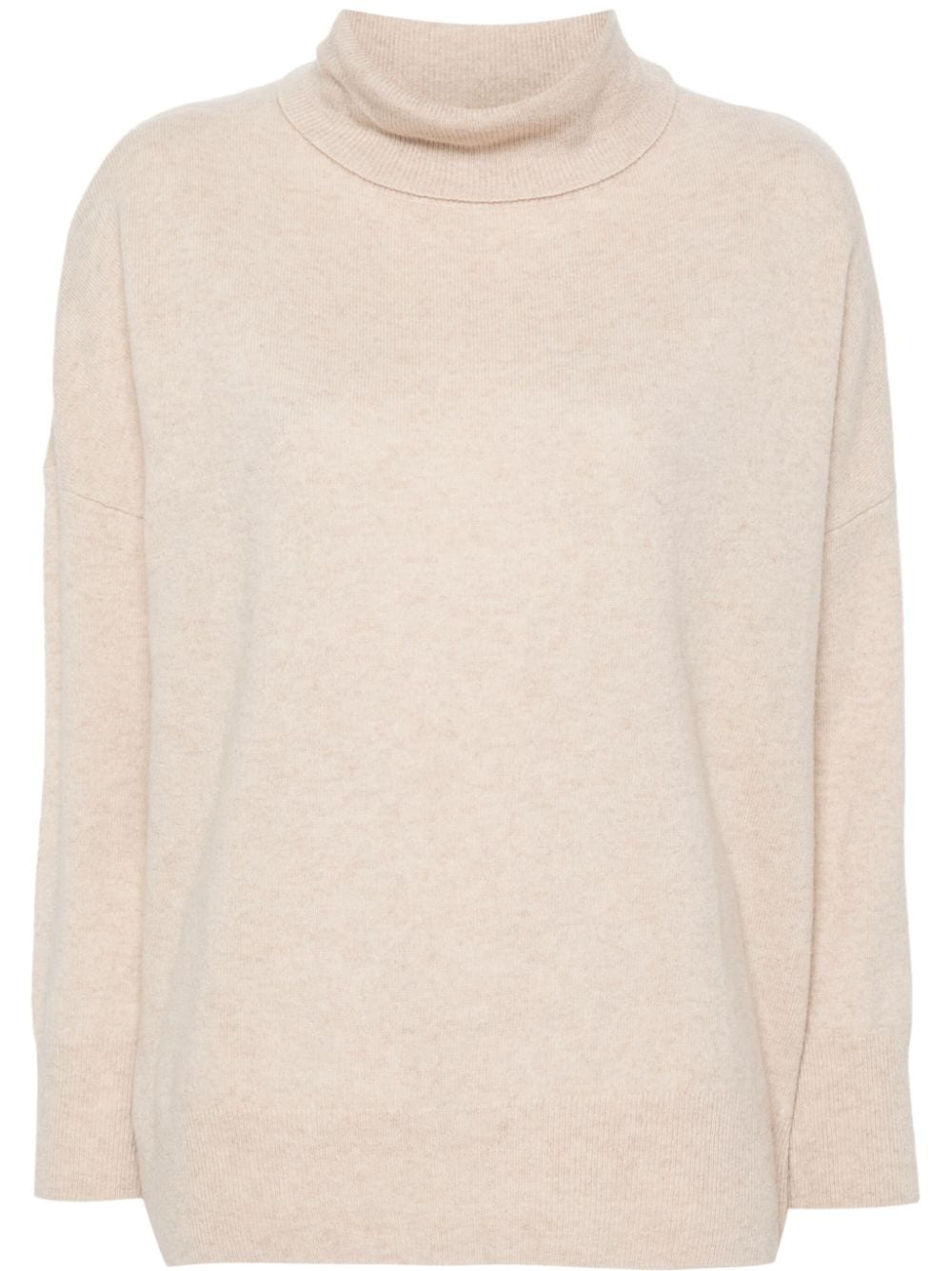 Max & Moi Praire Pullover mit Rollkragen - Nude von Max & Moi