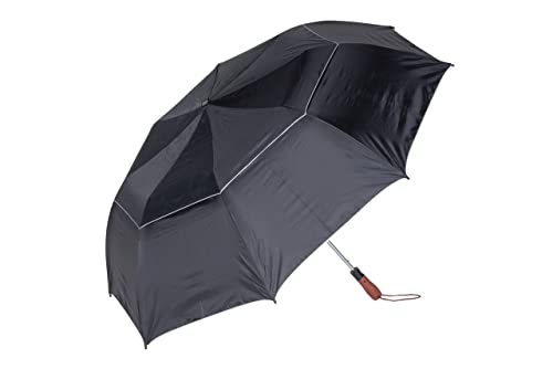 Maximex Sturm-Regenschirm Kyrill - Spezielle Verarbeitung verhindert das Umklappen, Polyester, 5.4 x 54.5 x 5.4 cm, Schwarz von Maximex