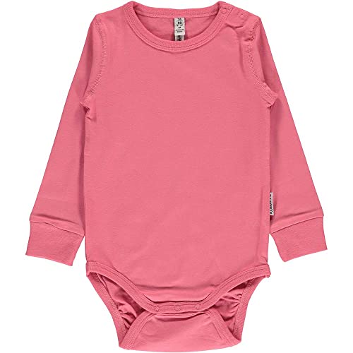 Maxomorra Baby Body Langarm Rose PINK 50/56 von Maxomorra