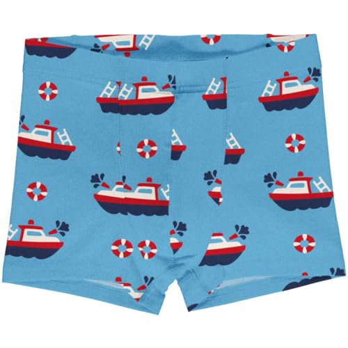 Maxomorra Boxer Shorts Fireboat, 122/128 von Maxomorra